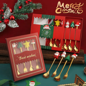 (Christmas Early Special Offer - 30% OFF) Christmas Gift Cutlery Spoon Fork Set